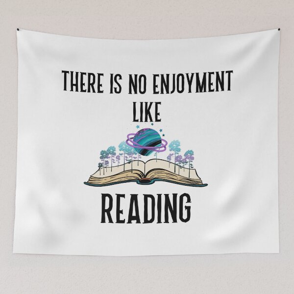 Item preview, No enjoyment like reading designed and sold by Cattigal.
