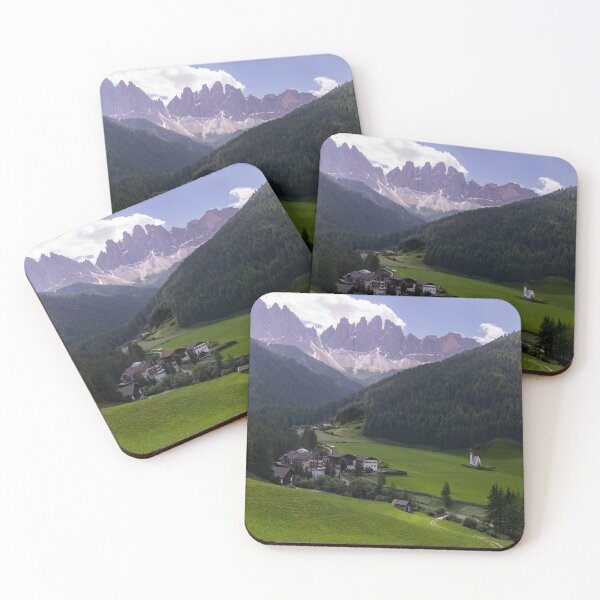 Item preview, Val di Funes Ranui Church Panorama in Italy Dolomites designed and sold by nbrandsberg.
