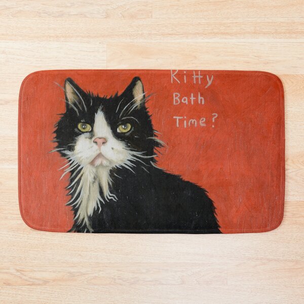Item preview, Kitty Bath Time? designed and sold by LeahSaulnier.