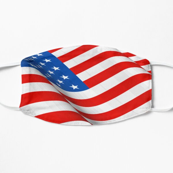 American Flag Flat Mask
