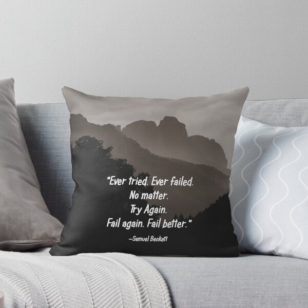 Item preview, Try Again Fail Again Beckett Quote designed and sold by nbrandsberg.