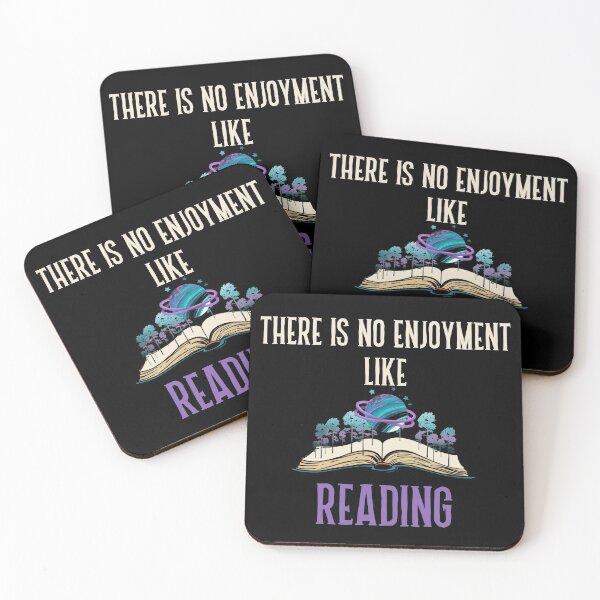 Item preview, No enjoyment like reading designed and sold by Cattigal.