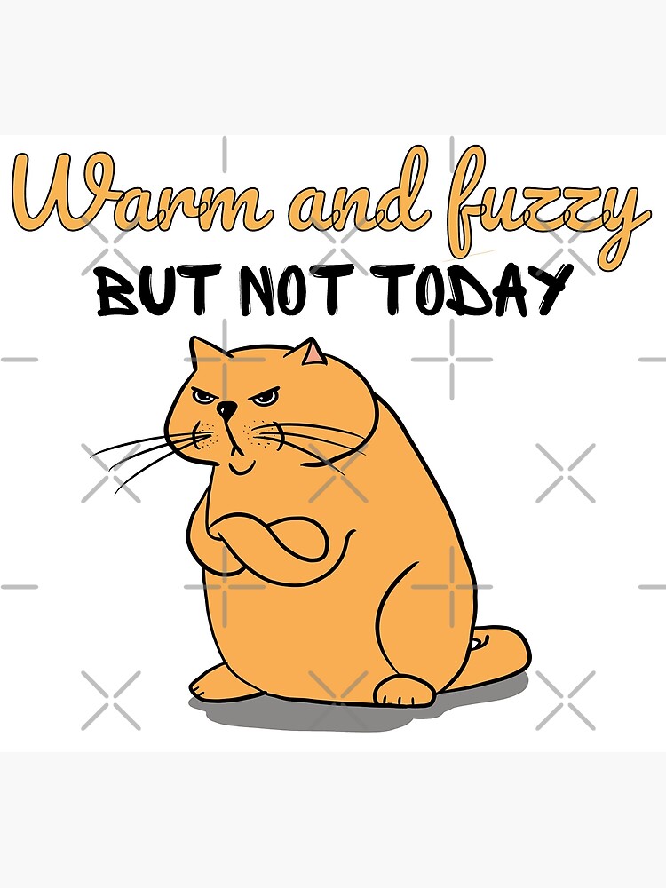 warm-and-fuzzy-but-not-today-poster-for-sale-by-yana-boris-redbubble