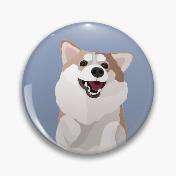 Item preview, Belly Up Corgi Dog Retrato Ilustración digital designed and sold by sherylwylie.