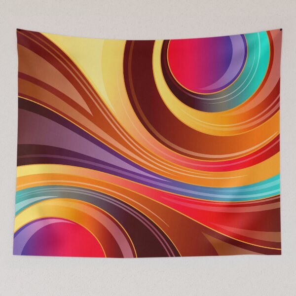 Item preview, Wavy Lines Background designed and sold by Irina Polyanskaya.