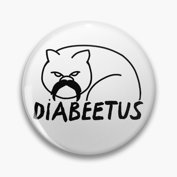 Item preview, Diabeetus Cat Meme designed and sold by sunnyxvibesss.