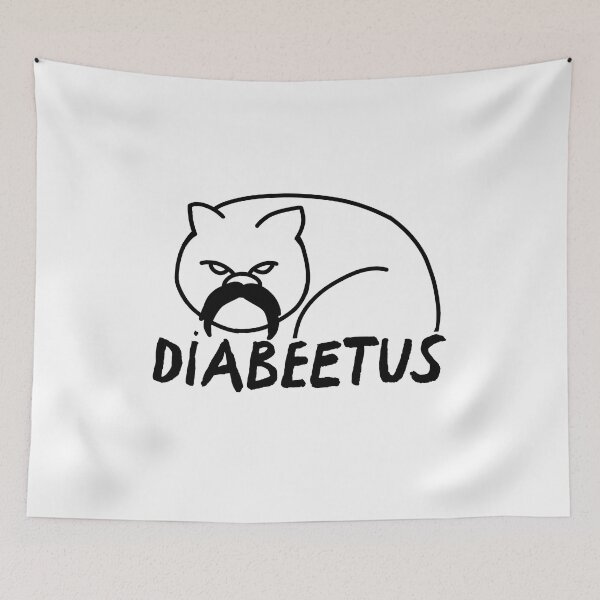 Item preview, Diabeetus Cat Meme designed and sold by sunnyxvibesss.