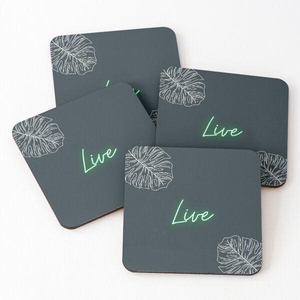 Item preview, Live Turquoise Tropical Leaf Design designed and sold by Zoelovestosleep.