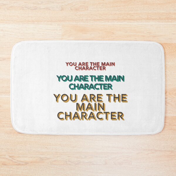 Item preview, You are the main character designed and sold by omaeth303.