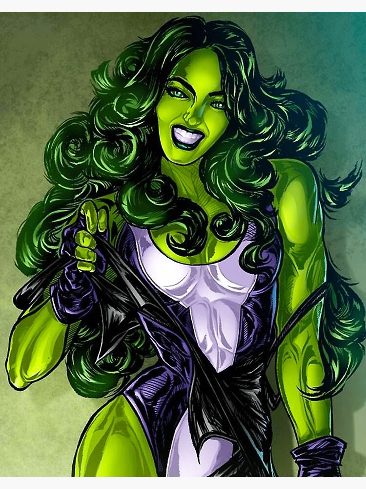 She-Hulk Sexy Girl Art Board Print for Sale by DonnellHoux