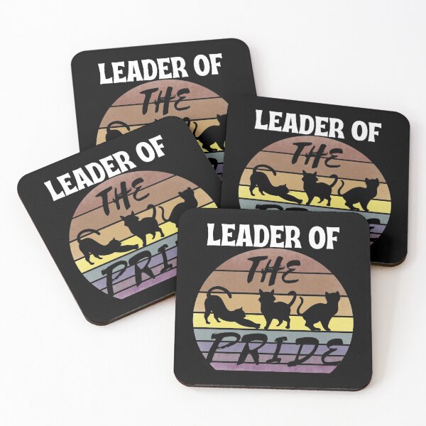 Item preview, Leader of The Pride: Cat Owner Retro Vintage Sunset designed and sold by ACC .
