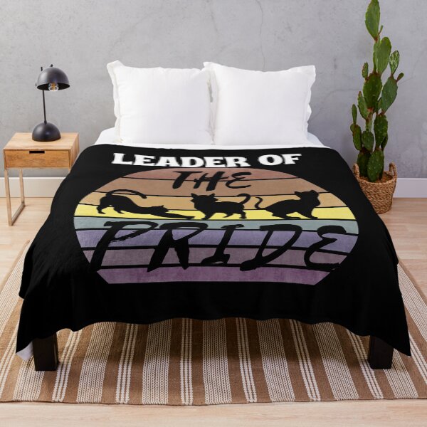 Item preview, Leader of The Pride: Cat Owner Retro Vintage Sunset designed and sold by ACC .