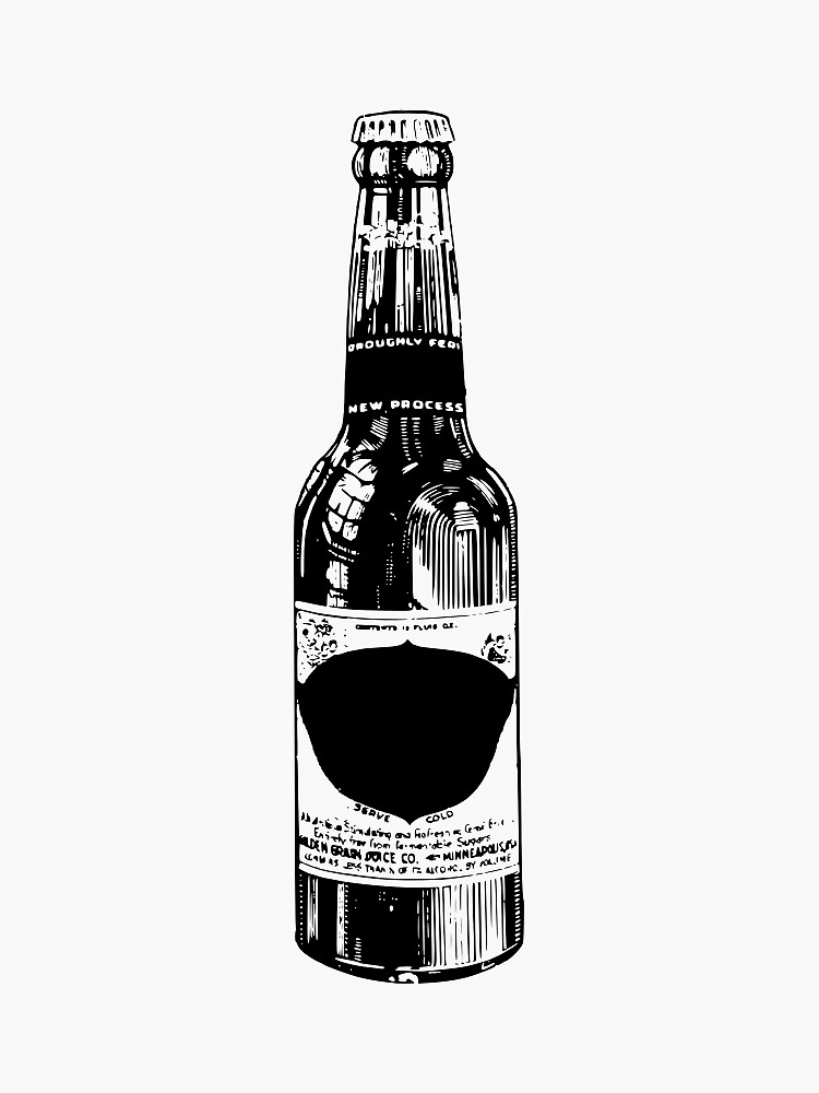 Best Hand Drawn Beer Bottle Drawing Stock Illustration 2354287301 |  Shutterstock