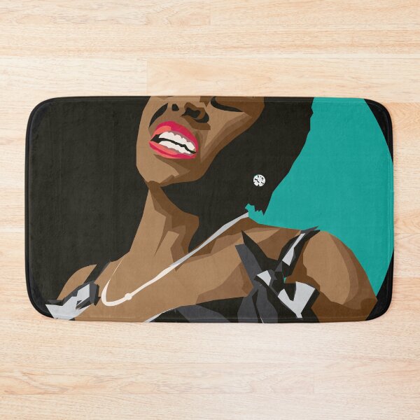 Item preview, Dinah {Portrait - on teal designed and sold by Yellow-Studio.
