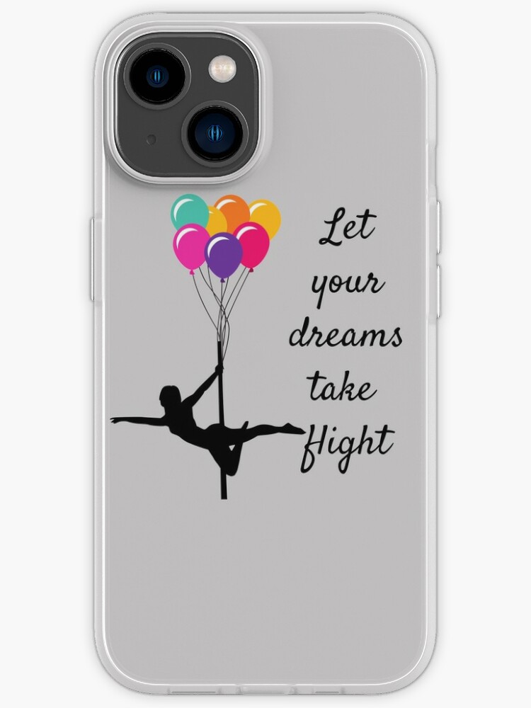 Pole dance quote Flying pole dancer iPhone Case for Sale by Polemania