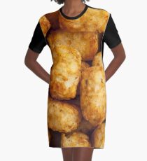 tater tots Graphic T-Shirt Dress