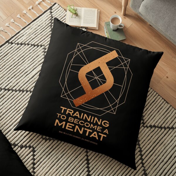 Training to become a Mentat Floor Pillow