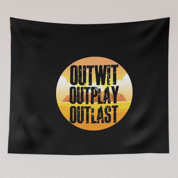 Item preview, Outwit, Outplay, Outlast designed and sold by HROC.
