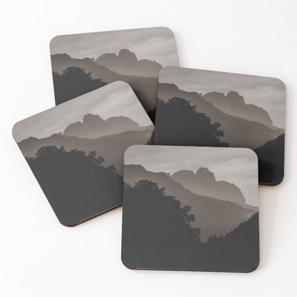 Item preview, Dolomite Mountains in Sepia Layers designed and sold by nbrandsberg.