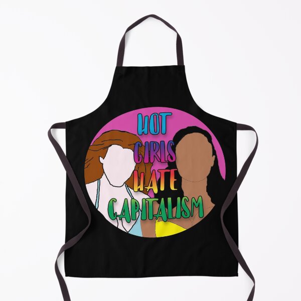 Item preview, Hot Girls Hate Capitalism Drawing designed and sold by RevolutionInPaint.
