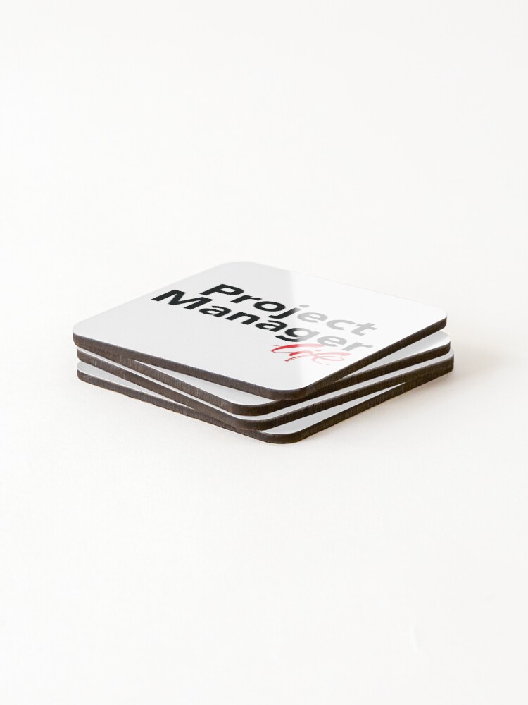 Thumbnail 4 of 5, Coasters (Set of 4), Project Manager Life designed and sold by ProjectX23.