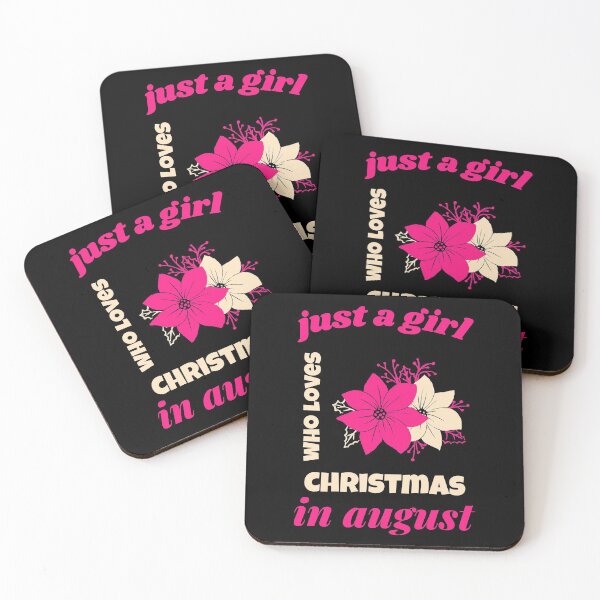 Item preview, just a girl who loves christmas in august designed and sold by ChaseCoClothing.