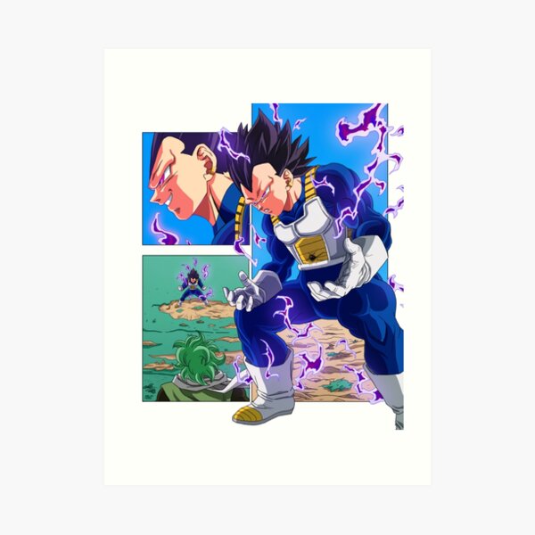 Caneca Dragon Ball Anime Geek Vegeta God e Vegeta Blue