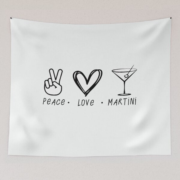 Artikelvorschau, Frieden Liebe Martini entworfen und verkauft von alfa-rouk.