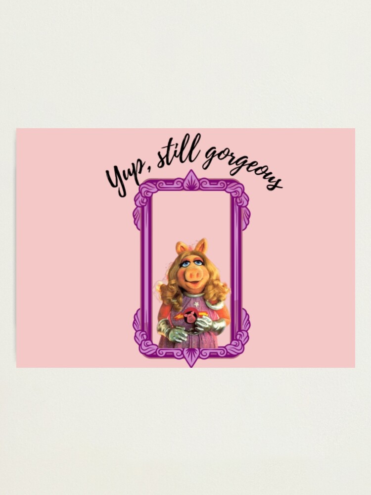 Miss Piggy Muppet 1 Photographic Print for Sale by bethanderson