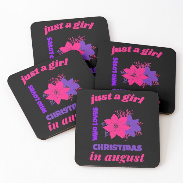 Item preview, just a girl who loves christmas in august designed and sold by ChaseCoClothing.