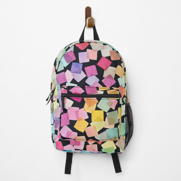 Item preview, Multicolored Confetti Party Mascot - Rainbow Squares Geometric Print designed and sold by ninoladesign.