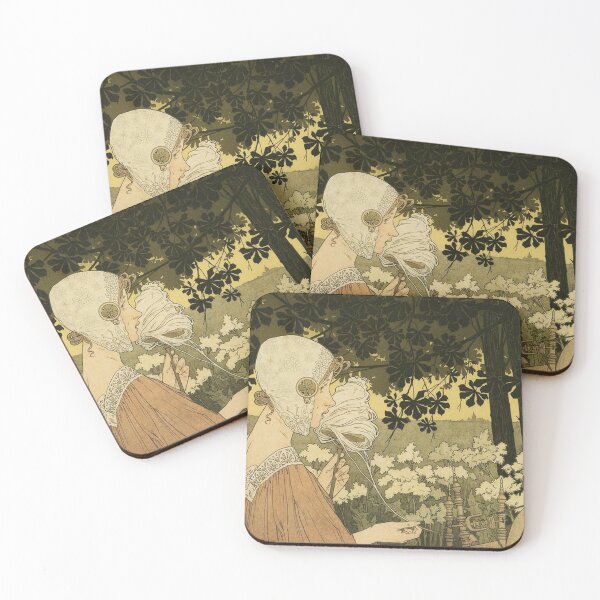 Item preview, The Spinner by Henri Privat-Livemont - Vintage Art designed and sold by RickE.