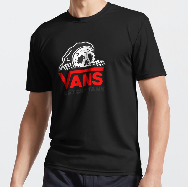 Skull Sketchy Tank Active T-Shirt