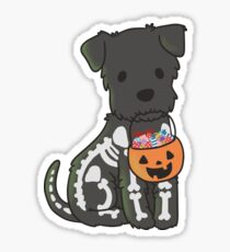 Halloween Schnauzer Sticker
