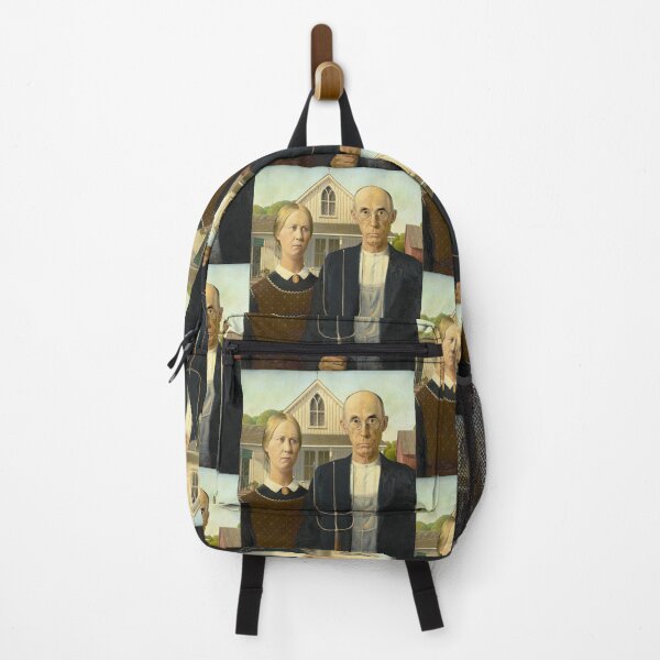 Item preview, AMERICAN GOTHIC Grant Wood High Definition Original American Gothic HD 1930 Print designed and sold by Go Logo Designs.