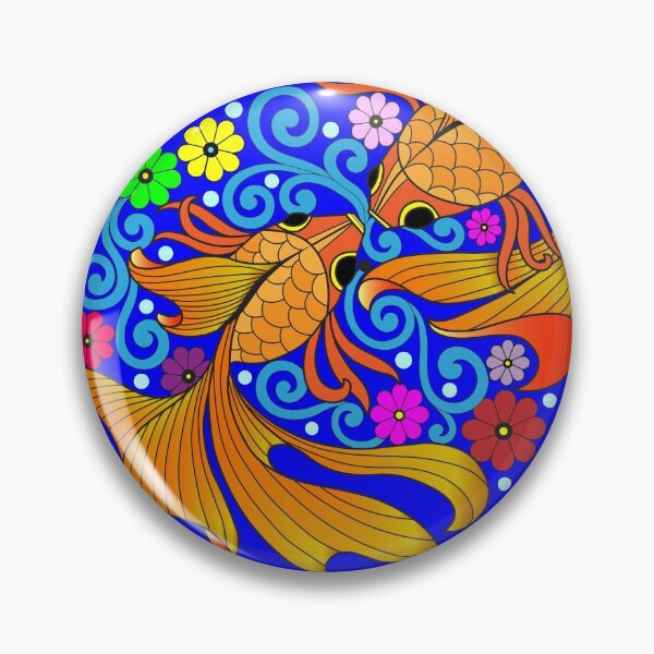 Item preview, Goldfish Love Print designed and sold by Nerd Digs.