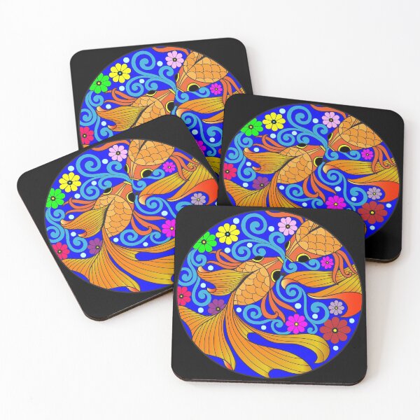 Item preview, Goldfish Love Print designed and sold by Nerd Digs.