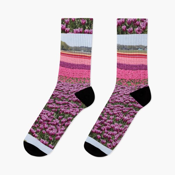 Item preview, Beautiful Purple & Pink Spring Tulips Blooming  designed and sold by newburyboutique.