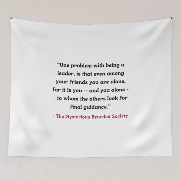 Item preview, The Mysterious Benedict Society designed and sold by Artistive.