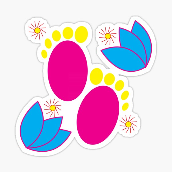 Baby Footprint Stickers for Sale