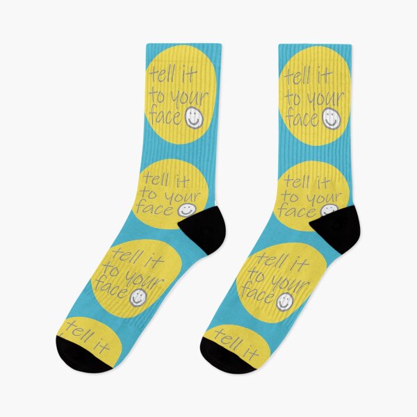 Item preview, Quote Tell It To Your Face with Smiley Typography designed and sold by ellenhenry.