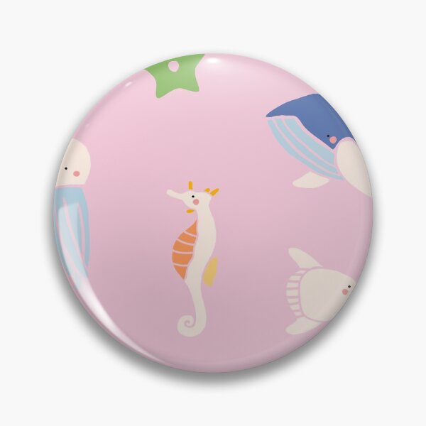Item preview, Nautical Pink Summer Pattern designed and sold by newburyboutique.