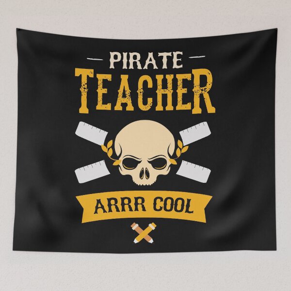 Item preview, Pirate Teacher designed and sold by Bricke.