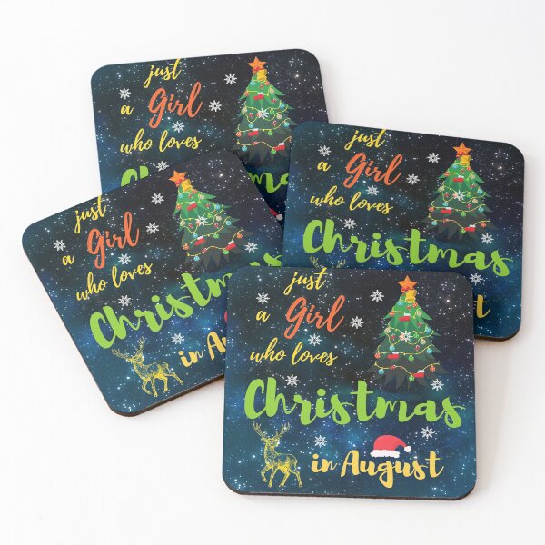 Item preview, Just a girl who loves Christmas in August and Christmas Celebrate designed and sold by Benchamart.