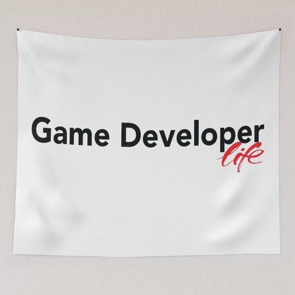 Item preview, Game Developer Life designed and sold by WordsGamersUse.