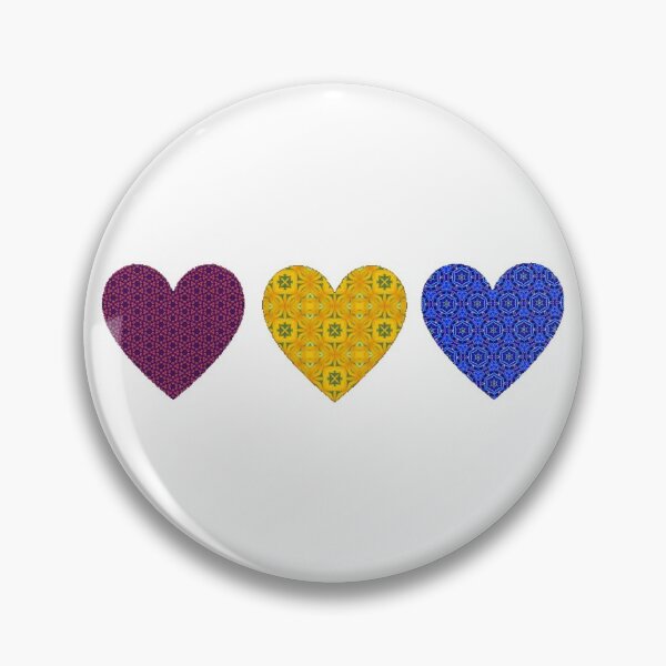 Item preview, Heart Patterns in Primary Colors  designed and sold by Amanda1775.