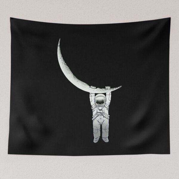 Item preview, astronaut  in the moon funny design the best gift for this summer designed and sold by -DEEWOLF-.
