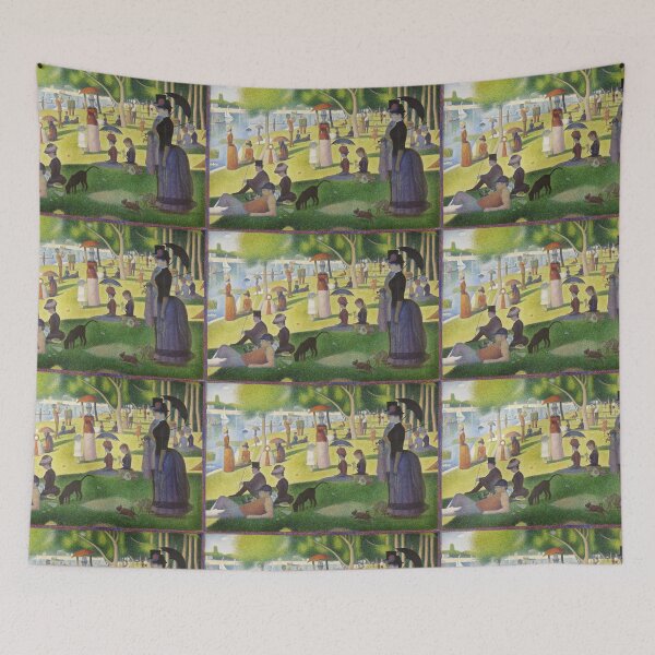 Item preview, Pointillism Painting A Sunday on La Grande Jatte (1884) by Georges Seurat designed and sold by Designedbysm.