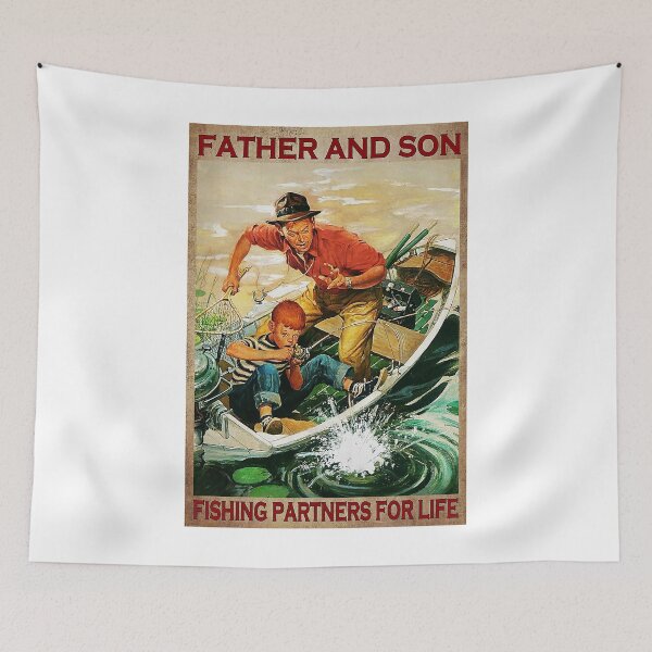 Item preview, Father And Son Fishing Partners For Life designed and sold by YimHrishi.
