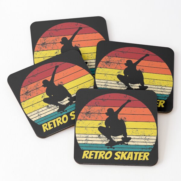 Item preview, Skateboarder boy in retro vintage style designed and sold by Sasikharn.